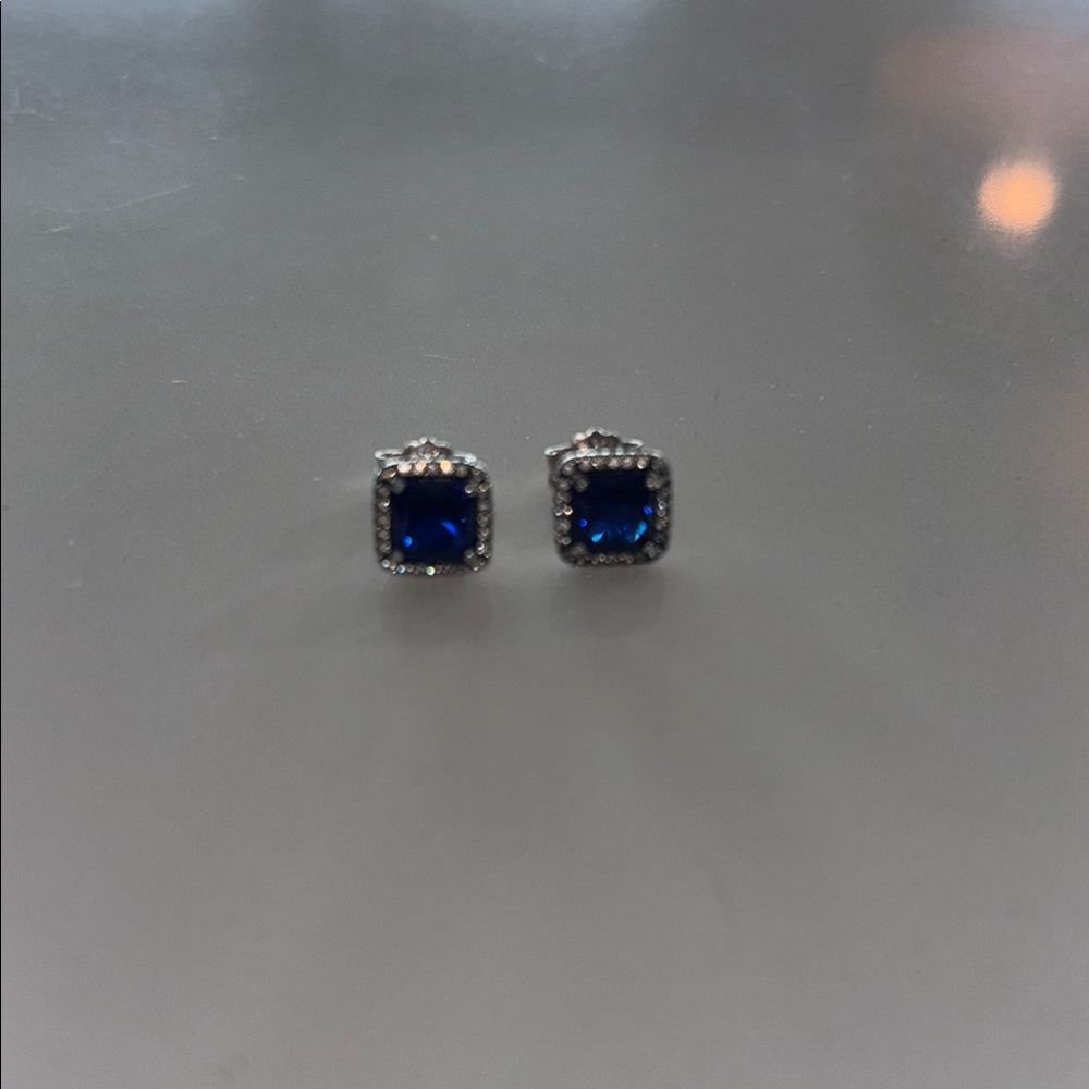 Pandora Sapphire Stud Earrings